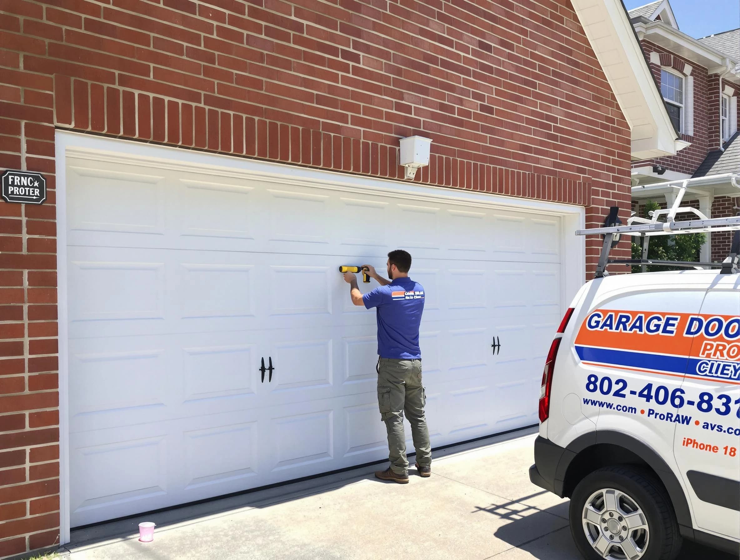 Local garage door repair service by Piedmont Garage Door Repair in Piedmont