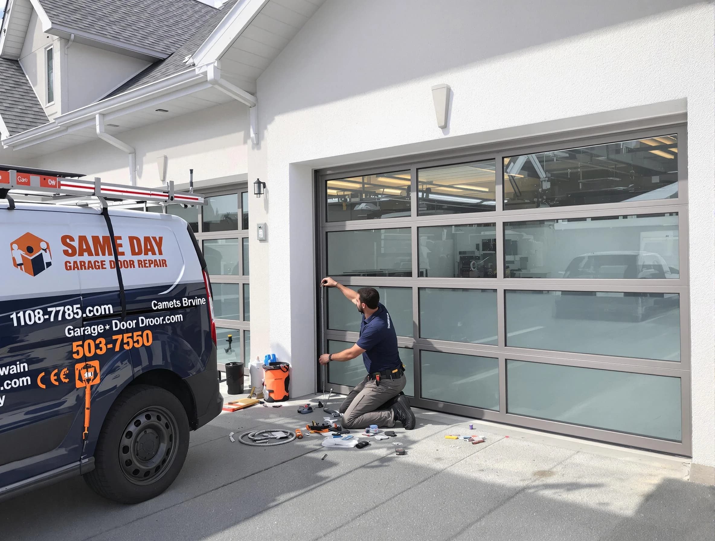 Same-day garage door repair service by Piedmont Garage Door Repair in Piedmont