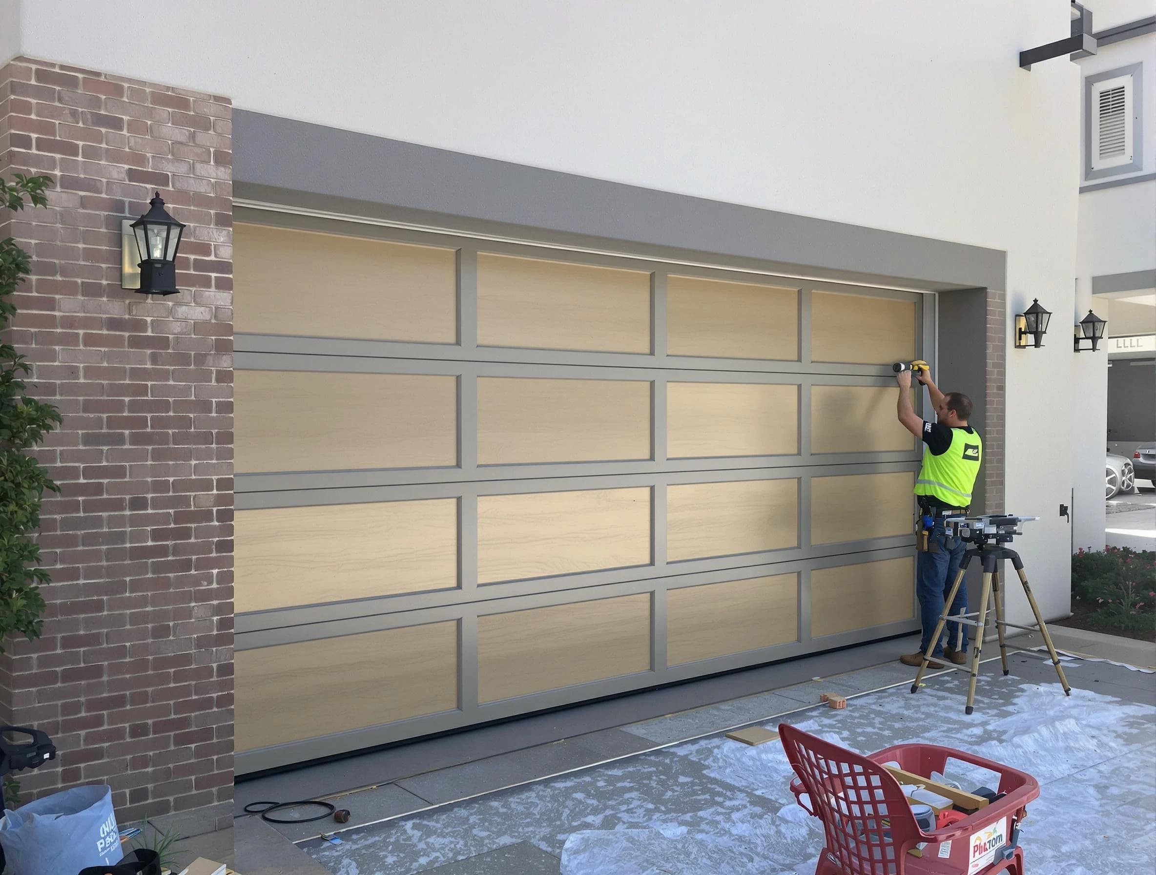 Garage door replacement service by Piedmont Garage Door Repair in Piedmont