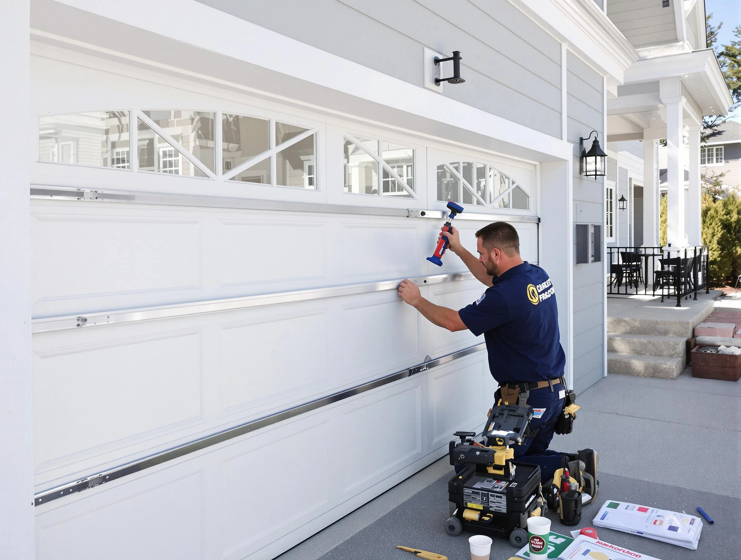 Professional garage door installation by Piedmont Garage Door Repair in Piedmont