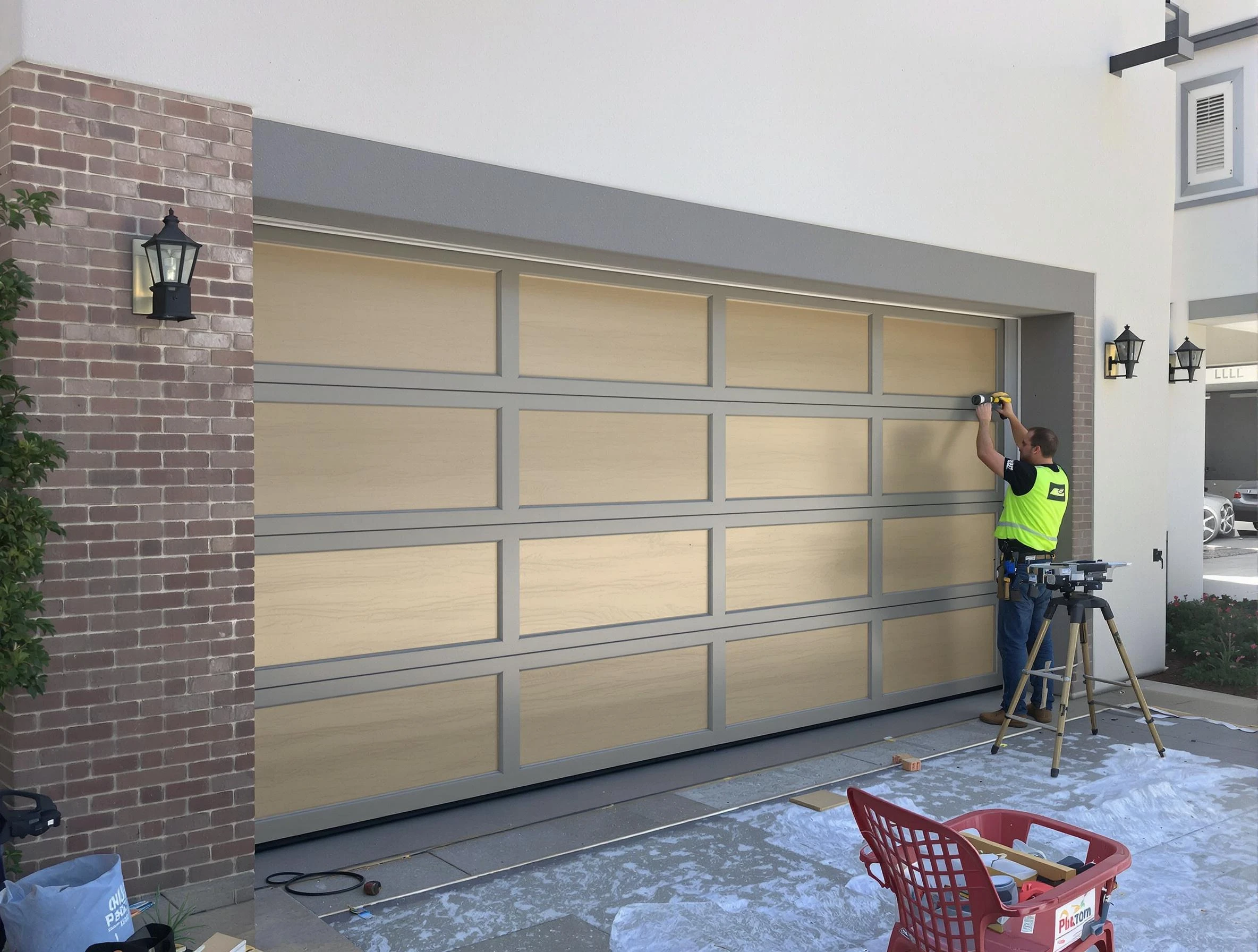Garage door replacement service by Piedmont Garage Door Repair in Piedmont