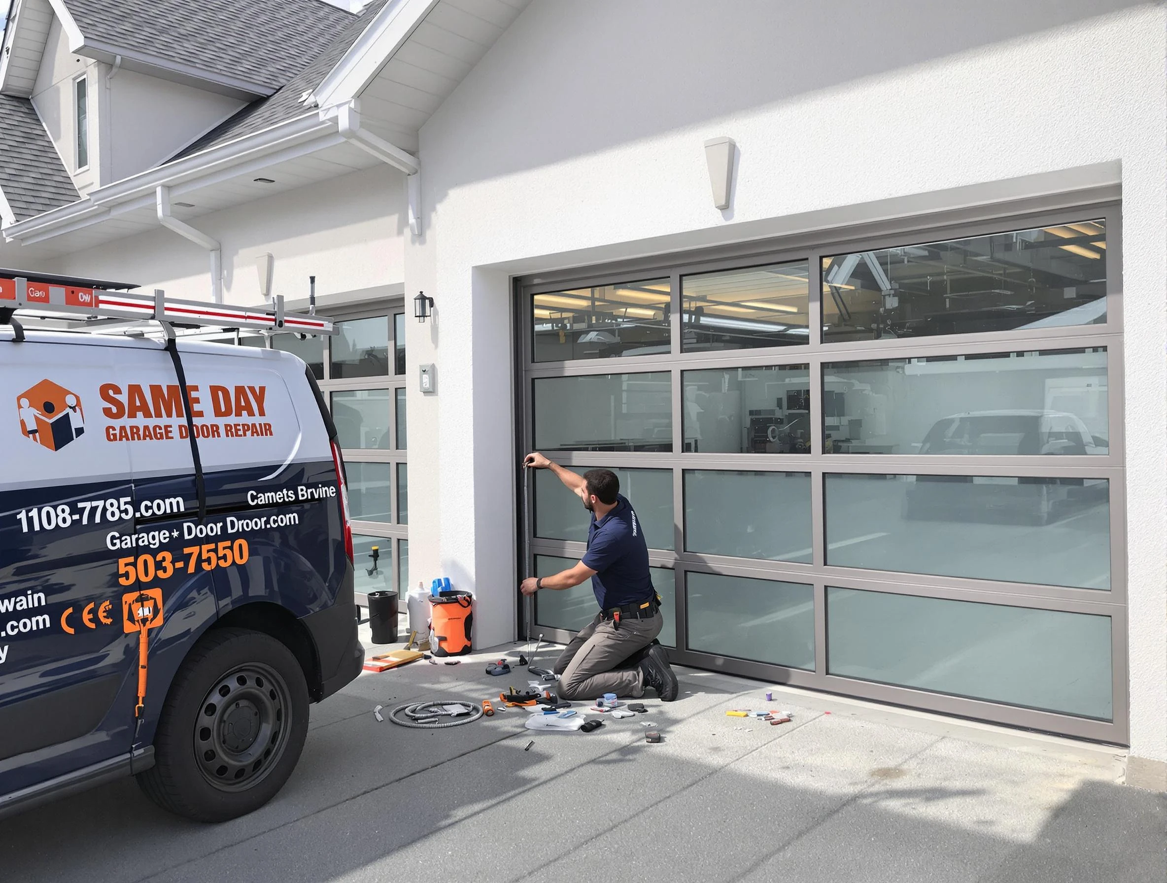 Same-day garage door repair service by Piedmont Garage Door Repair in Piedmont